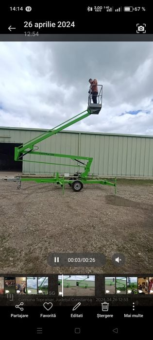 Nacela electrica articulata