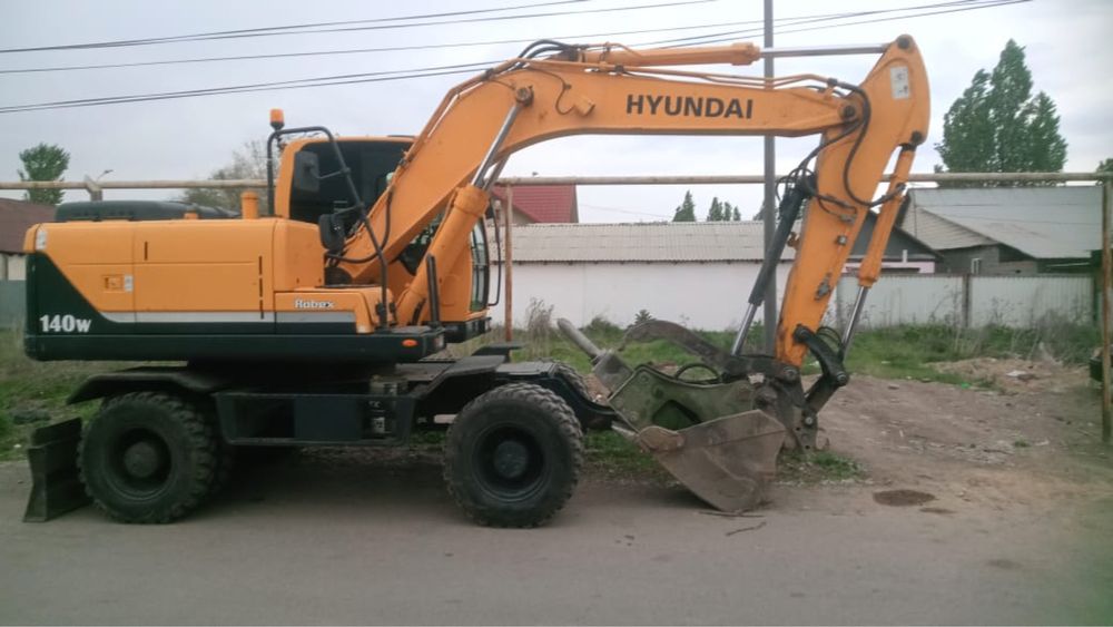 Аренда колёсный экскаватор