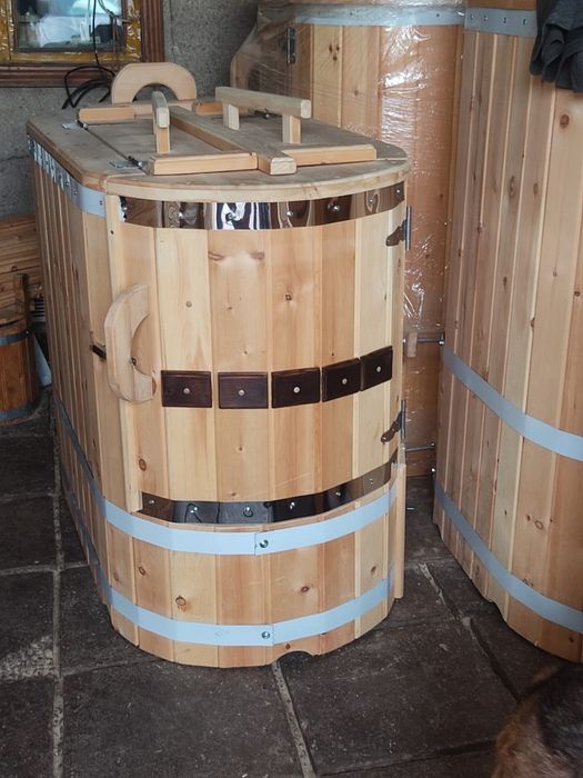 Фитобочка кедровая с парогенератором