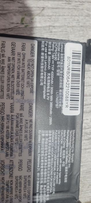 Baterie acumulator intern laptop lenovo