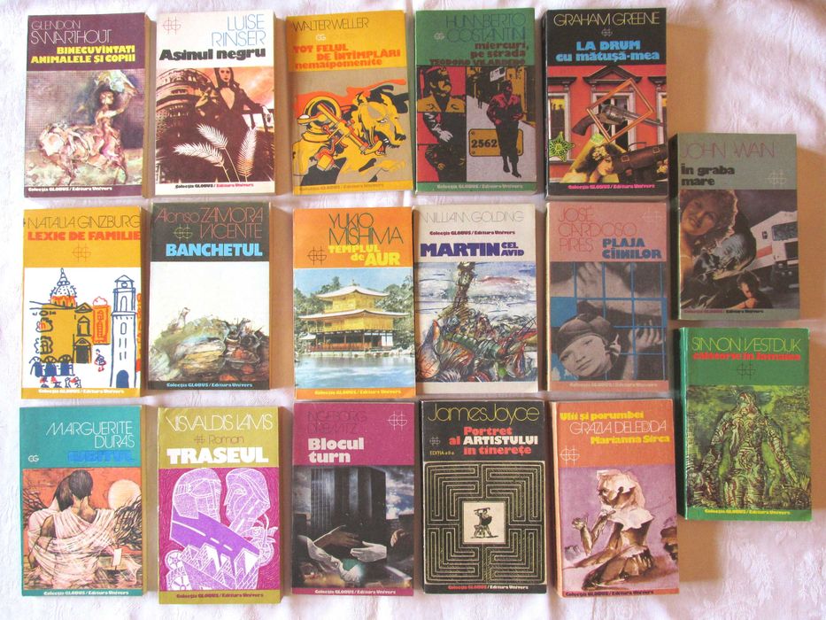 Lot 66 Carti Colectia GLOBUS, ani publ. 1976-1990, Editura Univers NOI