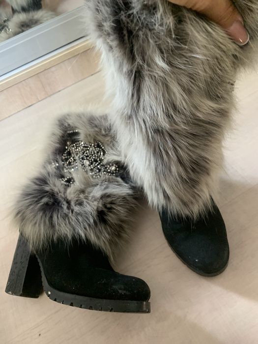 Зимние сапоги натуралки