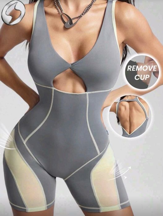 shein нов дамски спортен гащеризон