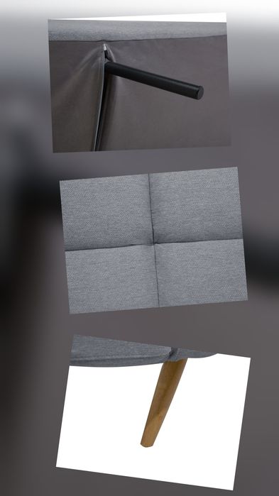 PROMOTIE! NOU Canapea extensibilă "INGARO", gri, click-clack