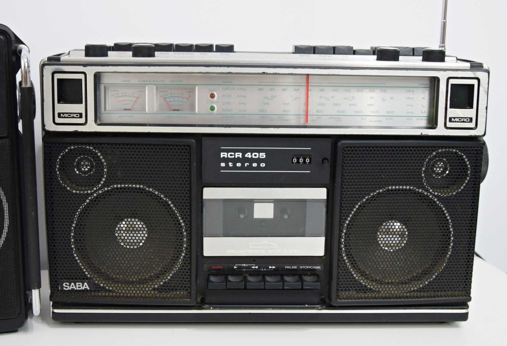 Boombox Grundig RR 940 + Saba RCR-405, radio casetofon