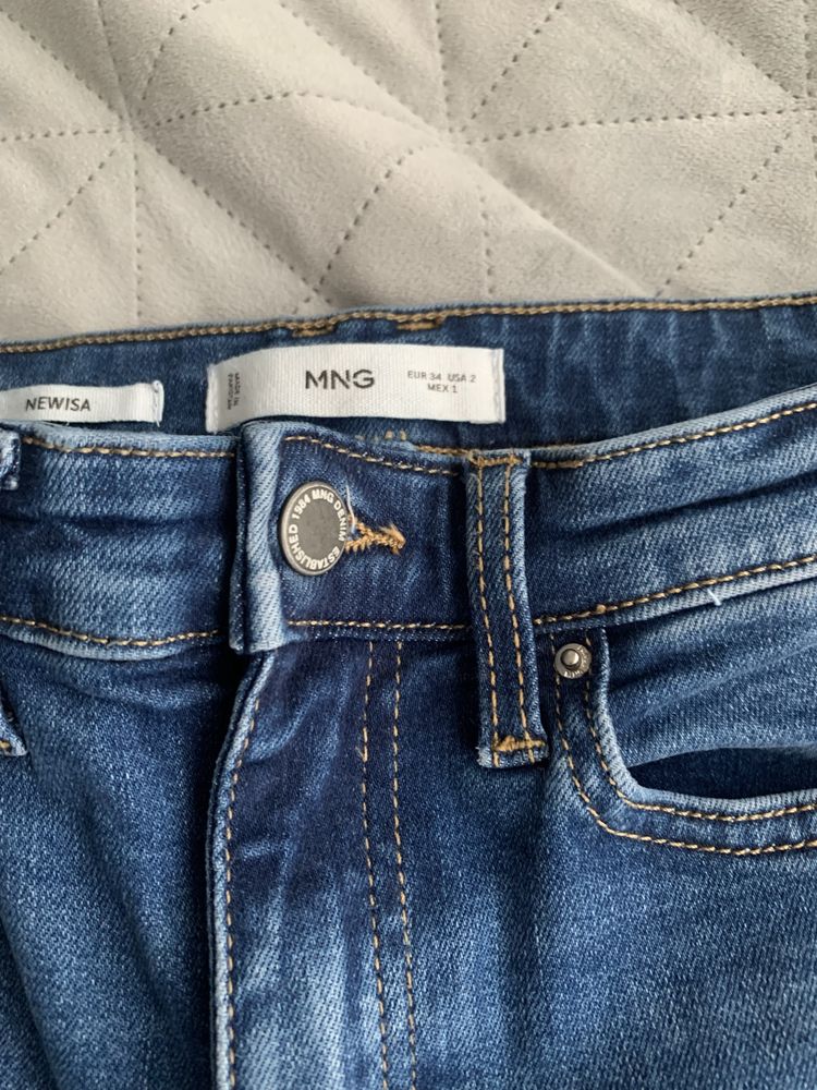 Дънки на Mango кройка skinny
