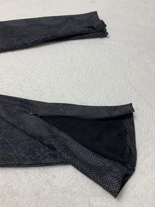 Pantaloni Zara imitatie piele sarpe