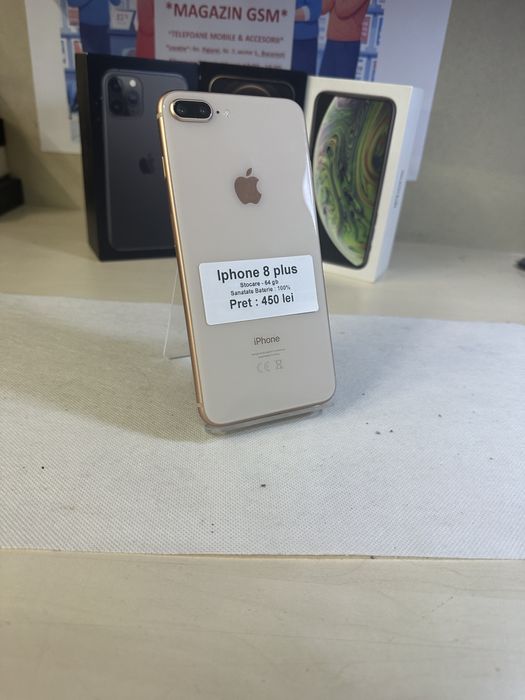 Iphone 8 plus / 64 gb / 100% baterie