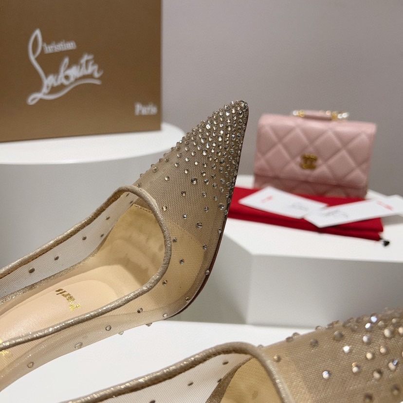 Pantofi Louboutin Follies Strass