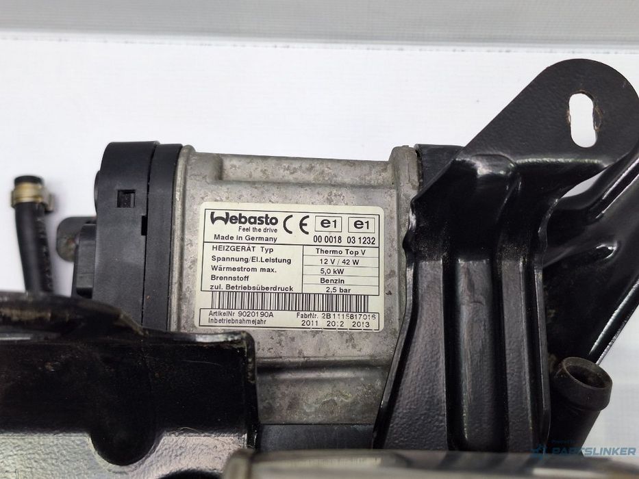 Sirocou Thermo Top V VOLKSWAGEN PASSAT CC 357 2008 - 2012 TSI CCZB Webasto 9020190A 3C0815005AP