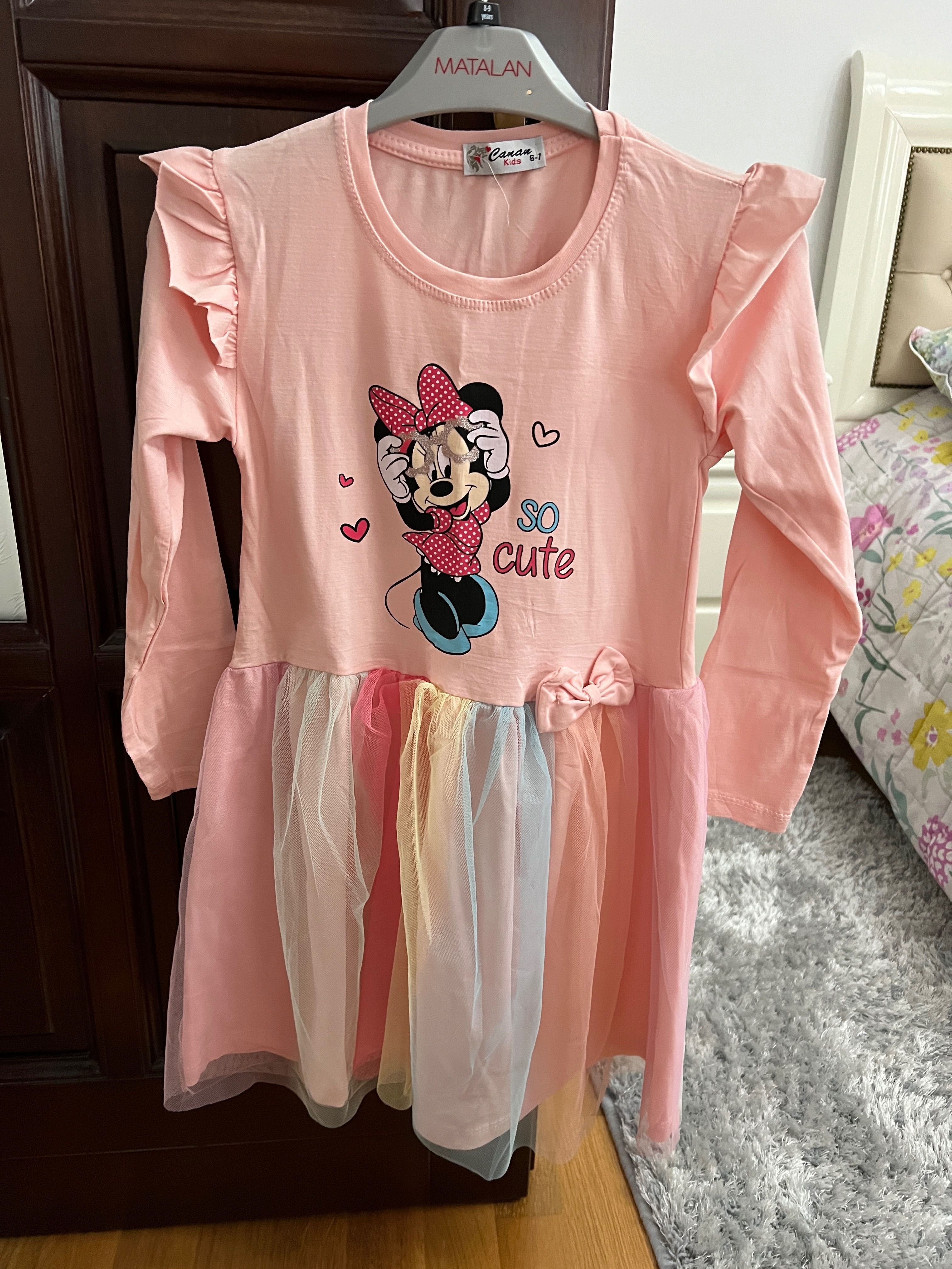 Rochie Minnie, mărime 6-7 ani