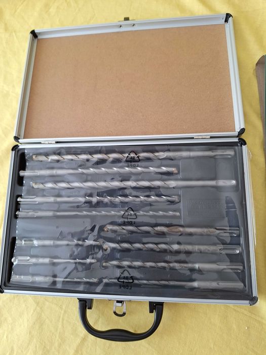 Trusa set burghie pentru ciocan rotopercutor SDS, buc = 12