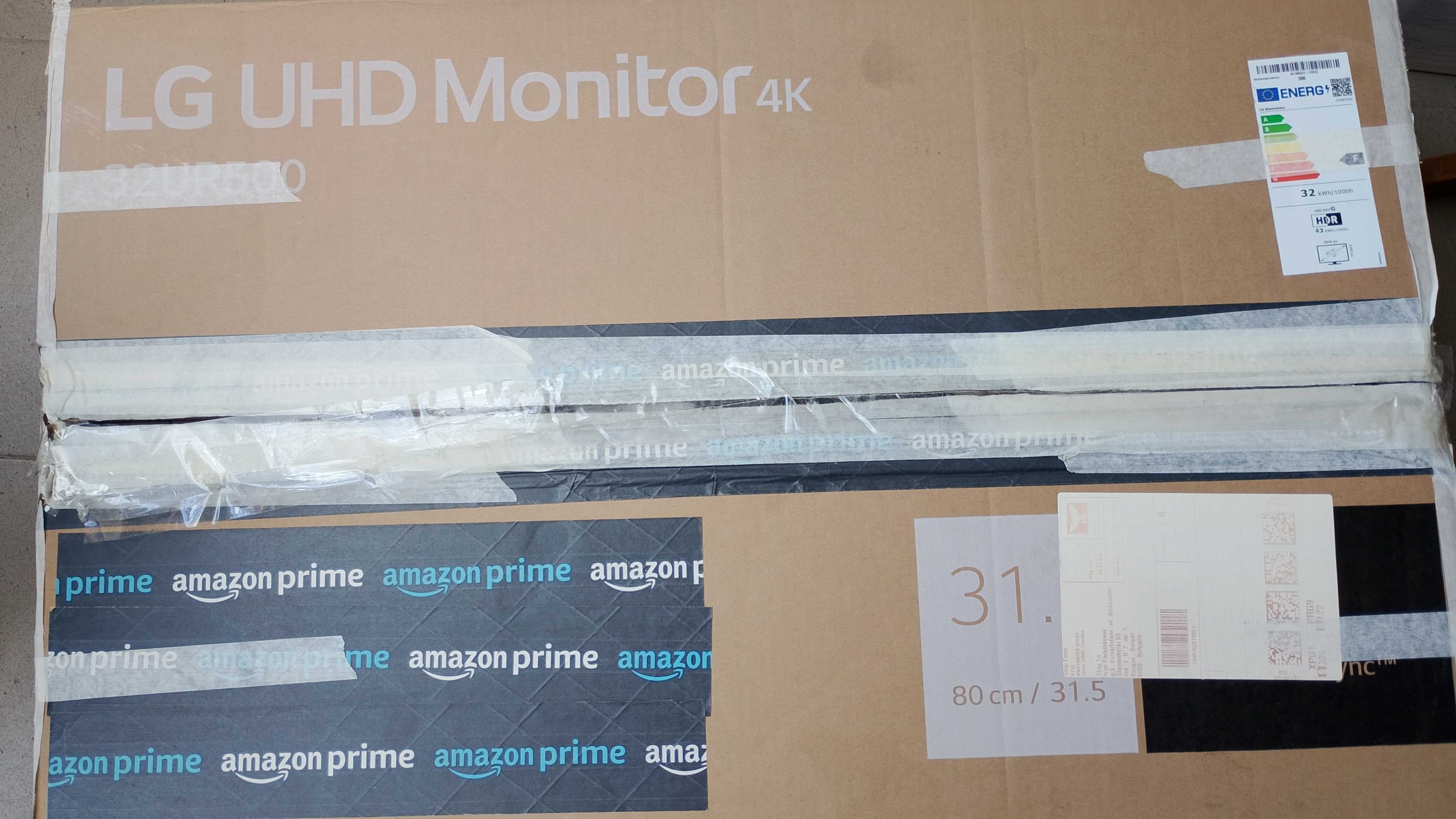 Монитор LG Electronics 4K 32UR500-B UHD VA Monitor 31.5"80cm 3840x2160