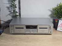 Dublu deck SONY TC-WE475, autoreverse, recorder, hifi audio argintiu