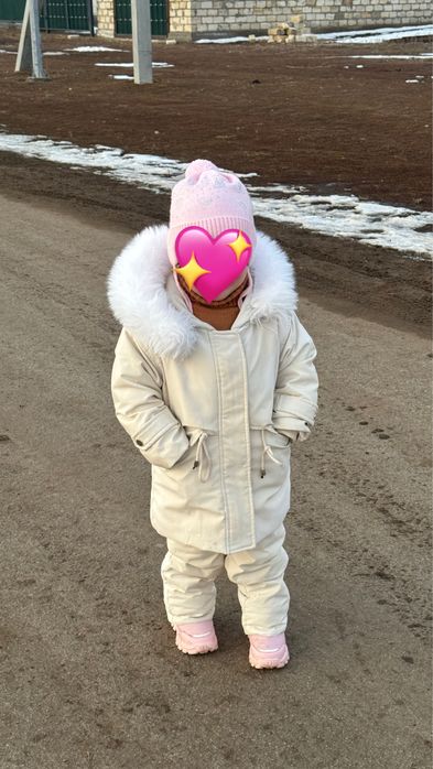 Детская зимний комбинезон зимняя куртка