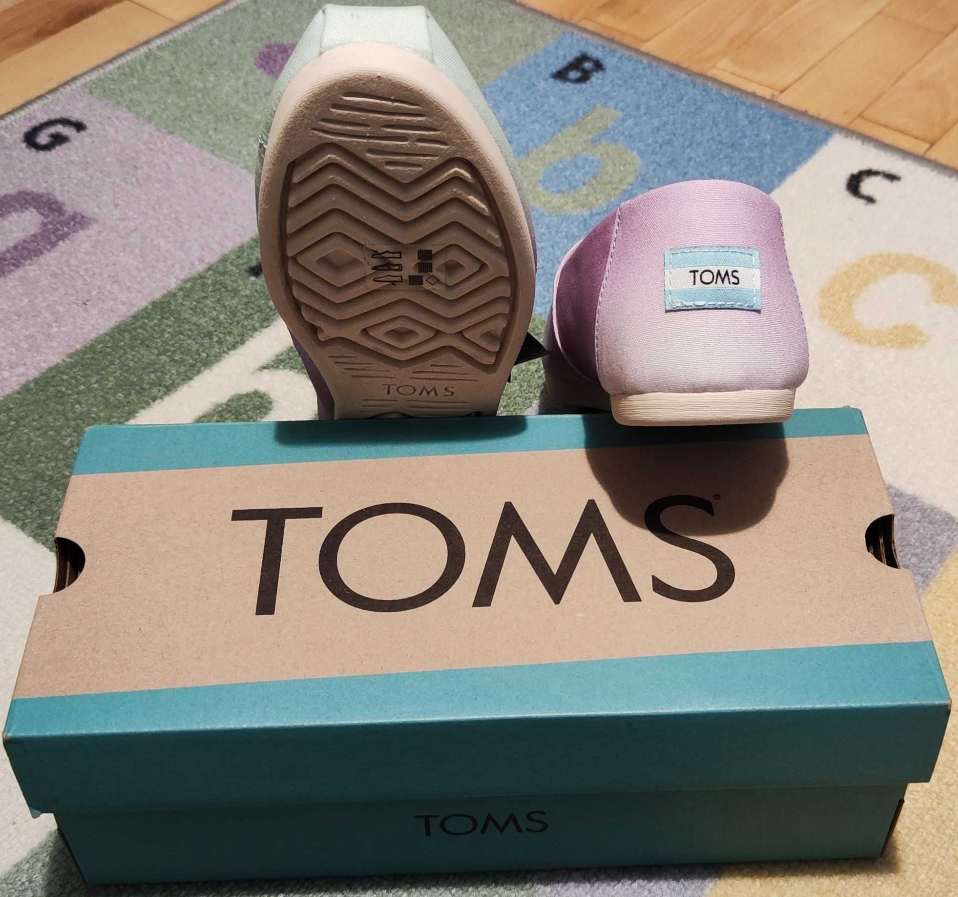 TOMS ALPARGATA - Lilac ombre canvas size 40 – Женски еспадрили TOMS