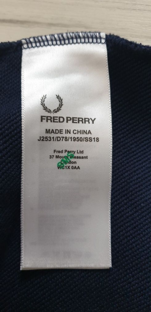 Fred Perry Full Zip Hoodie Mens Size M ОРИГИНАЛ! Мъжки Суитшърт!