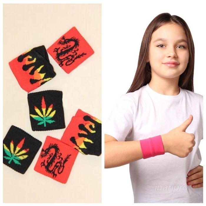 Напульсник спортивный детский 3 вида (за пару)