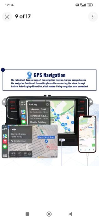 Carplay navigație auto