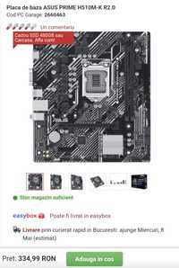 Okazie ‼️ Placa Baza Asus H510 - Socket 1200 - Noua ‼️