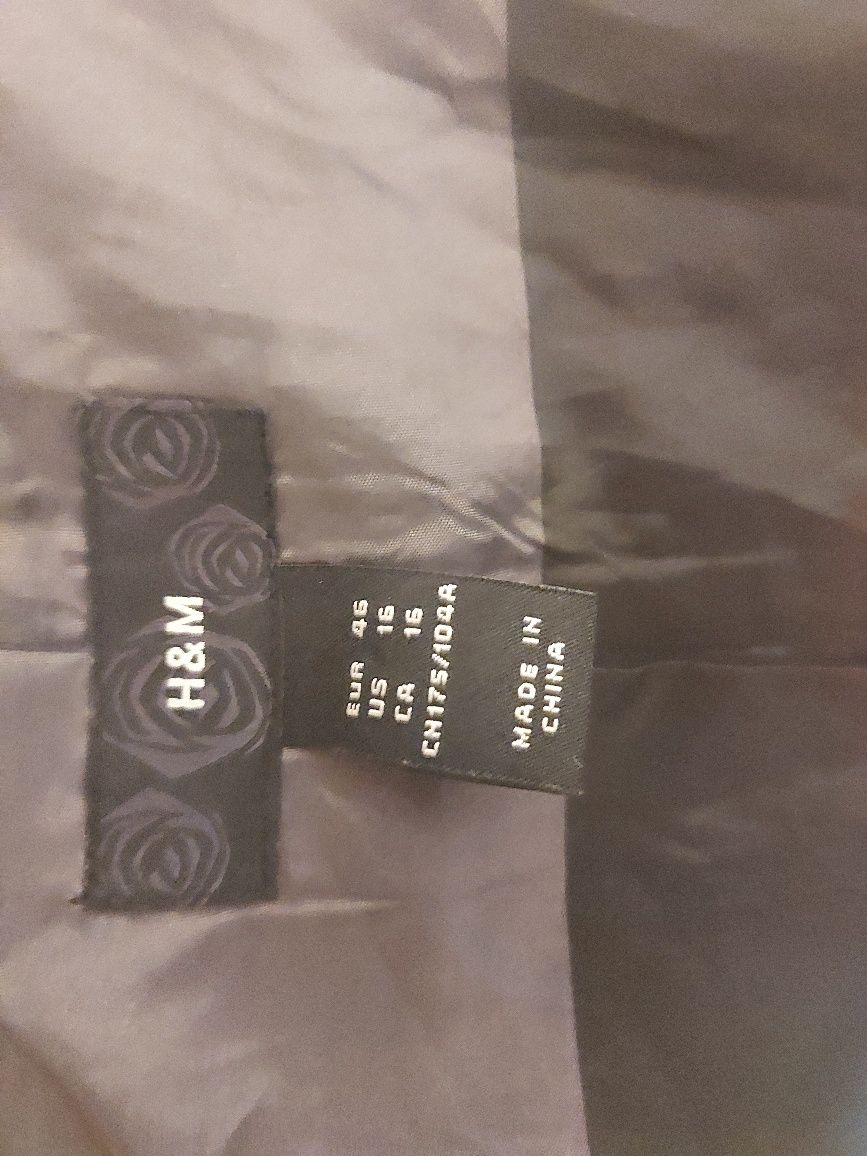 Palton dama negru subțire H&M  XL