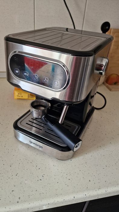 Expresor cafea Gorenje, 1100W, 15bar, Sistem Cappuccino