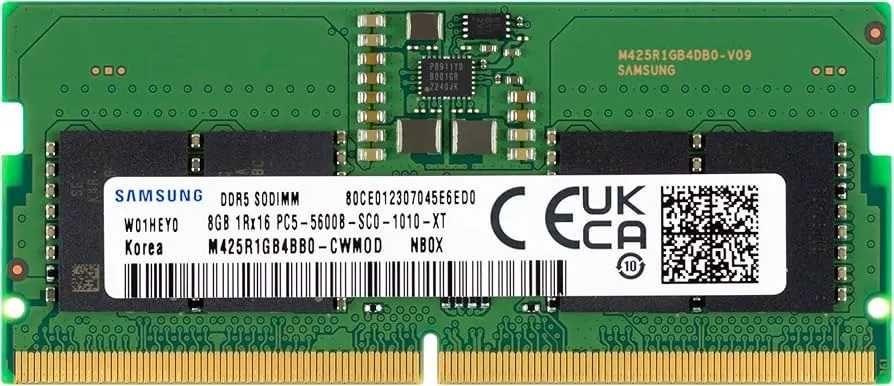 ОЗУ Samsung M425R1GB4PB0-CWMOD (SO-DIMM, DDR5, 8 Гб, 5600 МГц)
