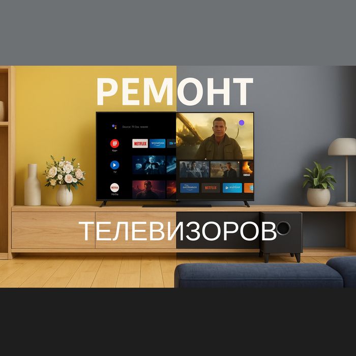Ремонт телевизоров всех марок
Профессионально, быстро и с гарантией

•