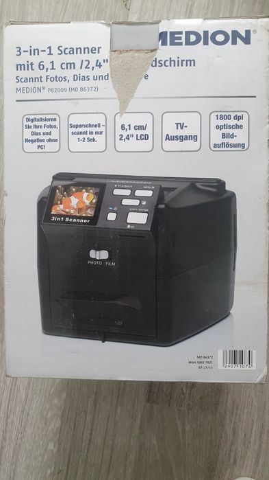 Medion MD 86372 и MD 86357 скенер слайд негативи