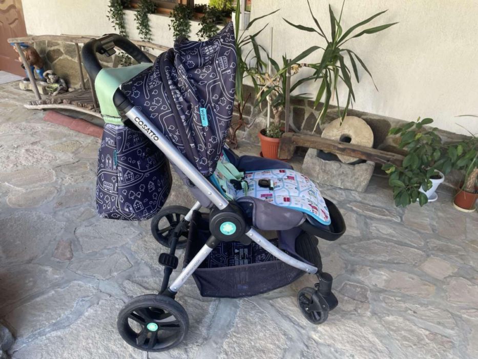 Бебешка количка Cossato Wooee 2in1