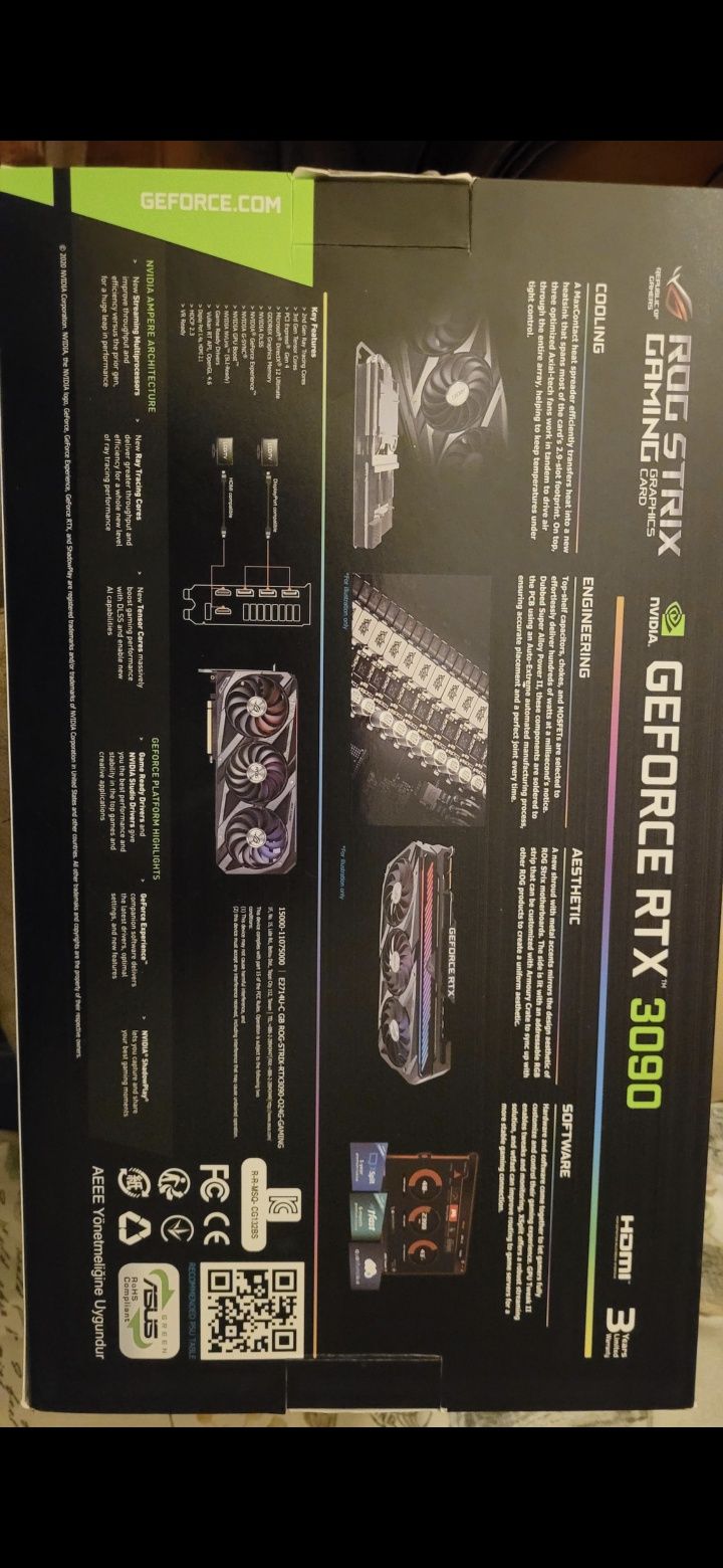 Asus rog Strix 3090 24GB