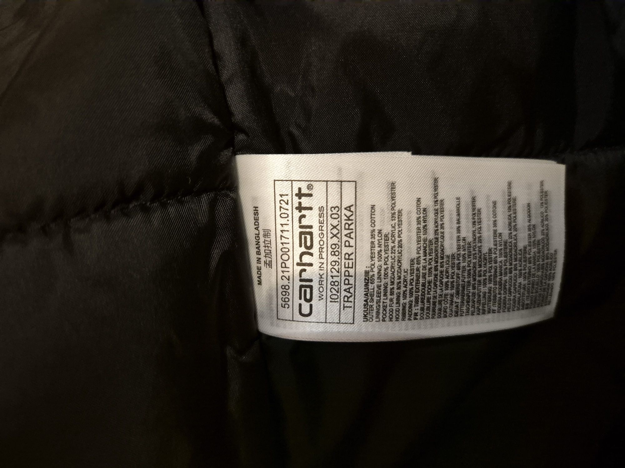 Geaca carhartt trapper parka XL