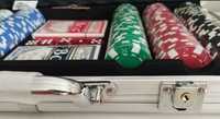 Набор 500 фишек для покера. Новый в пленке в упаковке