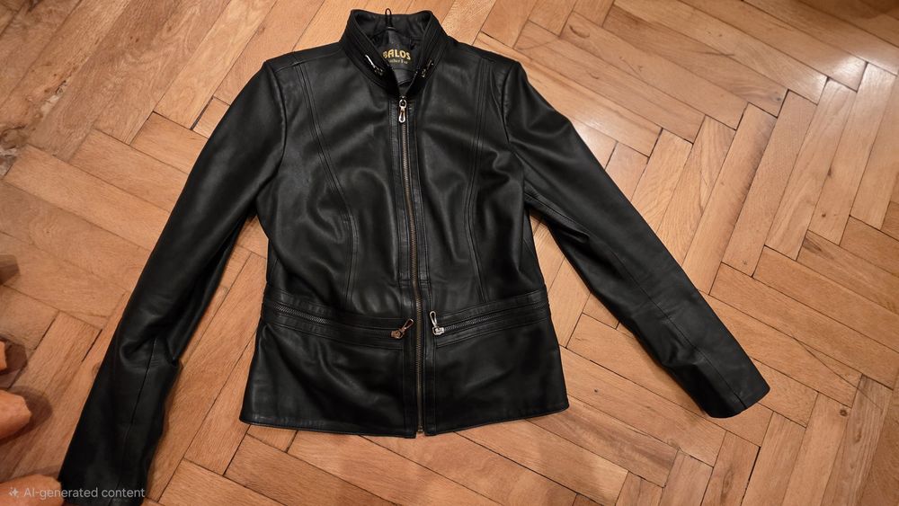 Дамско яке от телешка кожа Balos