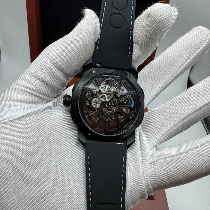 Автоматичен мъжки часовник Bvlgari Octo Roma Tourbillon Skeleton