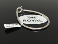 Bijuteria Royal CB : Bratara dama aur alb 14k 2,68 grame