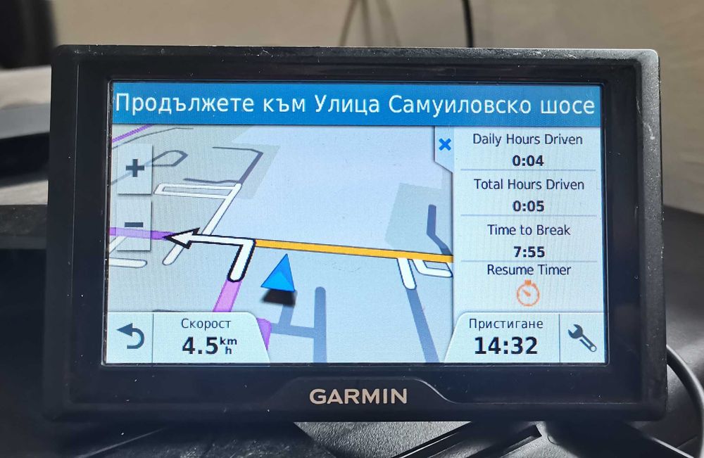 Навигация  за камион Garmin DEZL 580/51 актуални карти за 2025 г