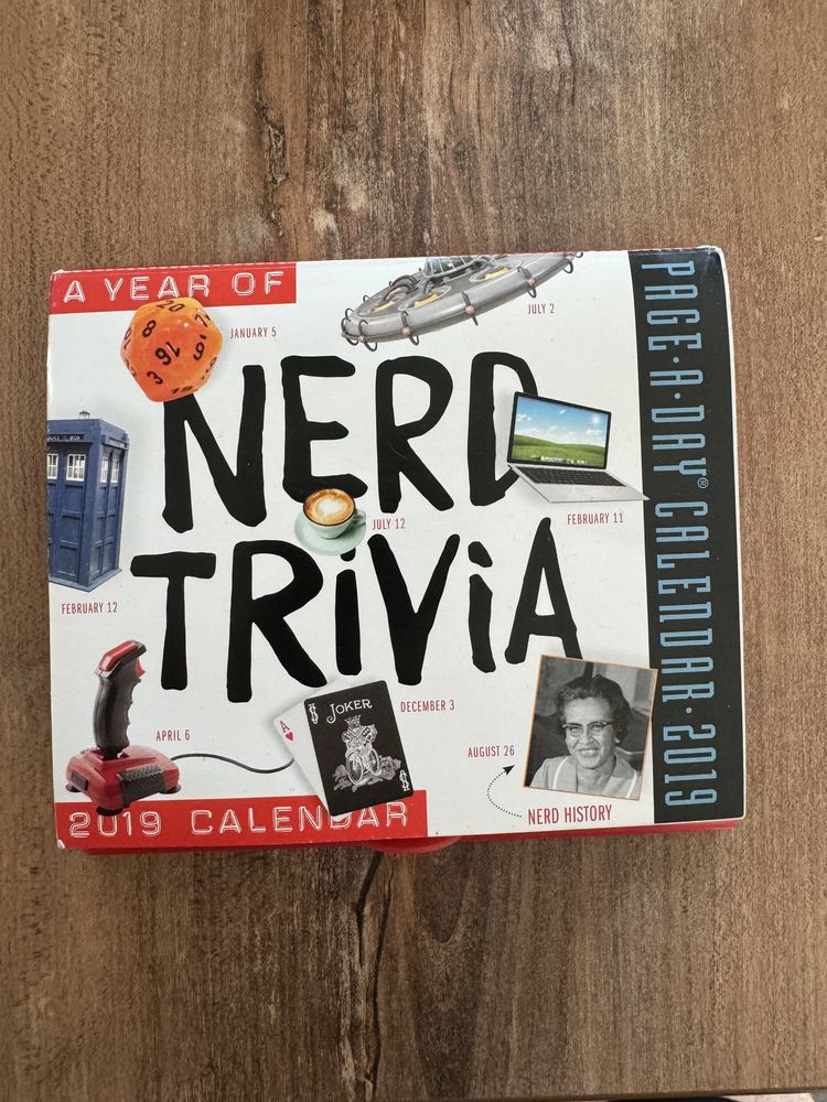 Calendar colecționar "A Year of Nerd Trivia 2019"