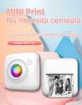 Mini imprimanta termica, Bluetooth, Compatibil iOS/Android,, 200DPI
