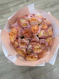 пионовидные розы 25 штук, 10 тысяч