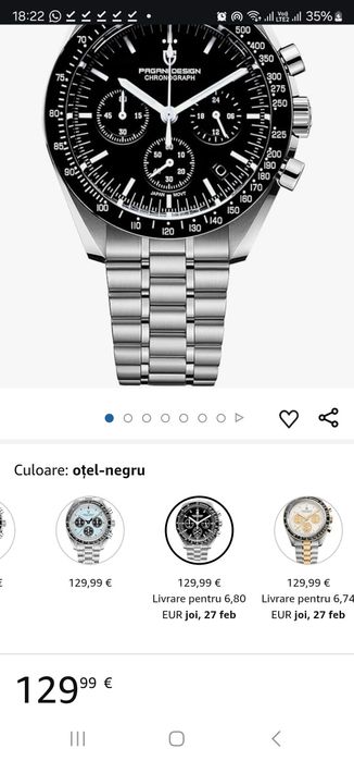 Oferta! Lichidare stoc! Ceas de bărbați Pagani Design 1701 V3, quartz