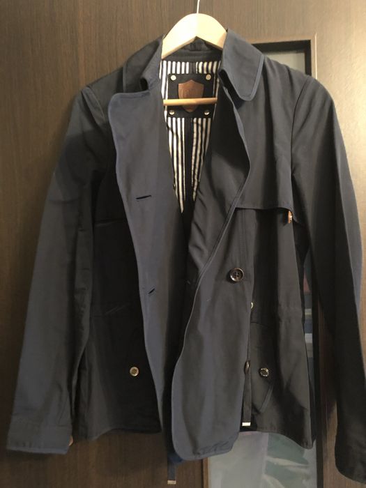 Trench scurt ,Massimo Dutty ,S, bleumarin