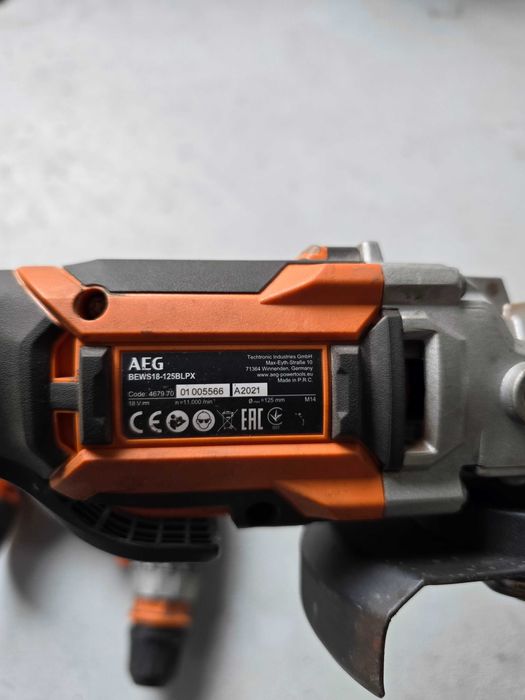 Set filetanta și polizor unghiular AEG 18v