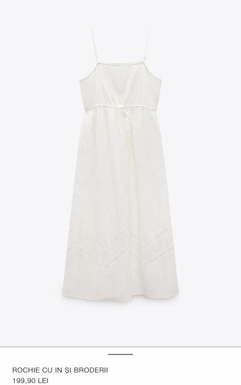 Rochie Zara in si broderii