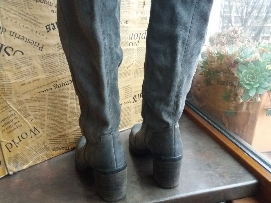 дамски ботуши,зимни обувки,чизми над коляно номер37