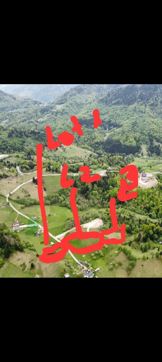 Vând teren intravilan in Com.Dambovicioara ,sat Podul Dâmboviței!