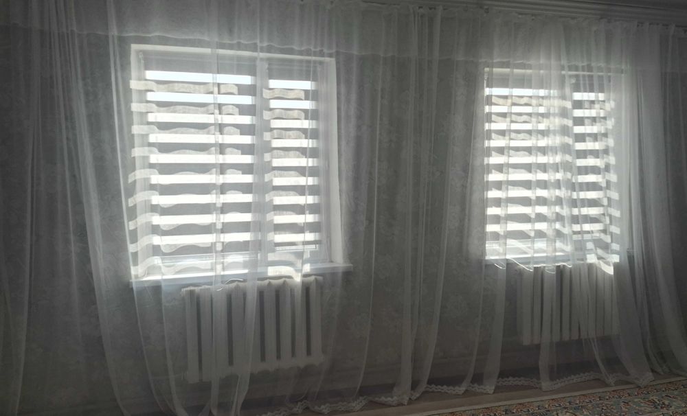 Тюль белый без ничего