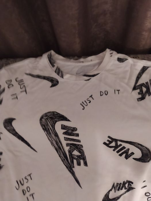 Nike Just Do It тениска - Бяла