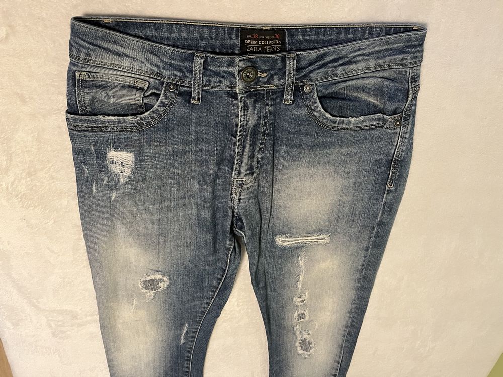 Мъжки дънки Zara Jeans Denim Collection 38 EU Slim fit
