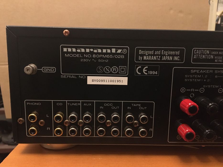 MARANTZ 80 PM 65 Amplificator Stereo Profesional 2x100W cu Telecomandă